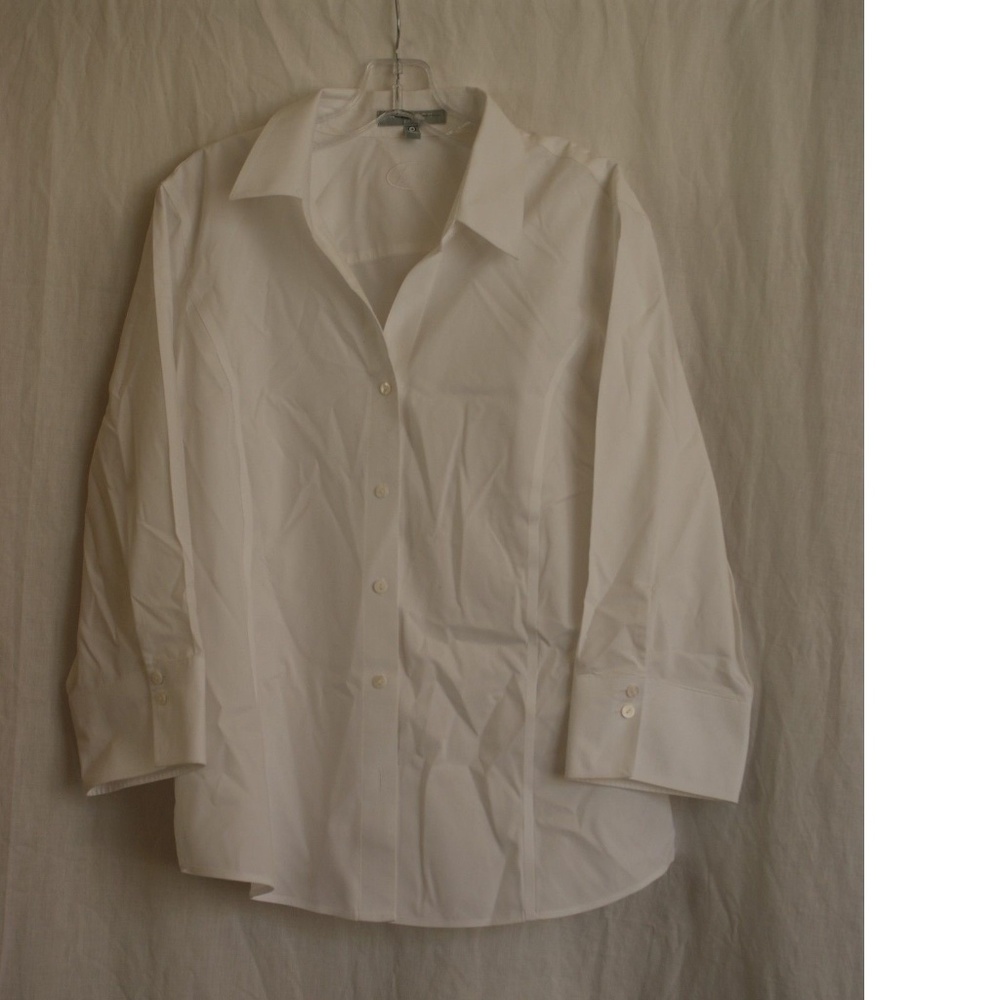 Foxcroft Fitted White Shirt